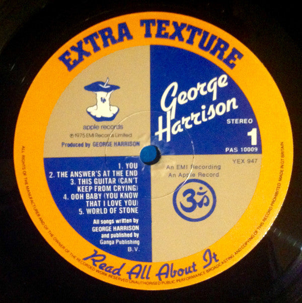 George Harrison : Extra Texture (Read All About It) (LP, Album)