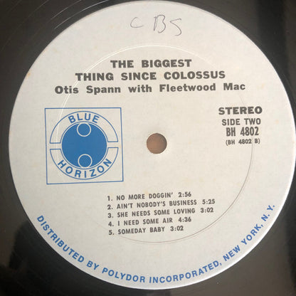 Otis Spann With Fleetwood Mac : The Biggest Thing Since Colossus (LP, Album)