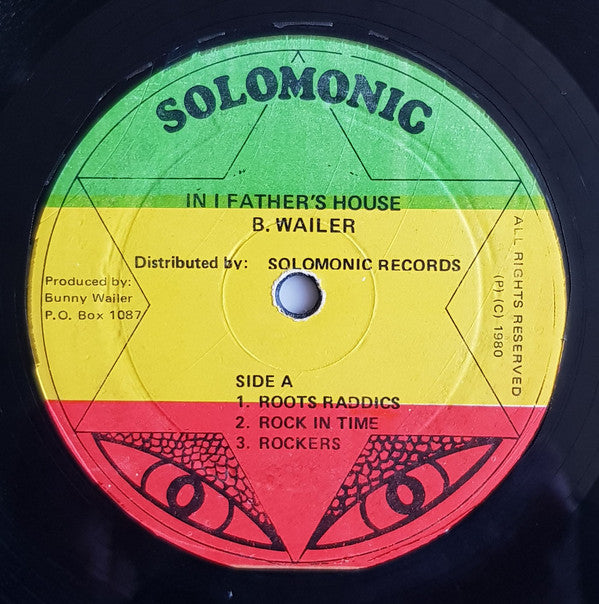 Bunny Wailer : In I Father's House (LP, Album)