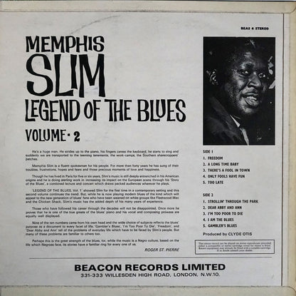 Memphis Slim : Legend Of The Blues Volume 2 (LP, Comp)