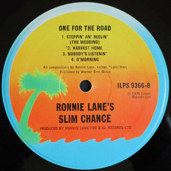 Ronnie Lane & Slim Chance : One For The Road (LP, Album)