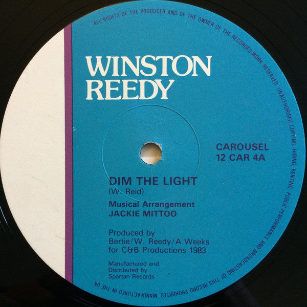 Winston Reedy : Dim The Light (12")