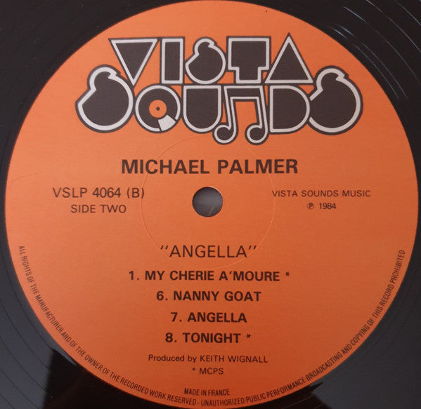 Michael Palmer : Angella (LP, Album)