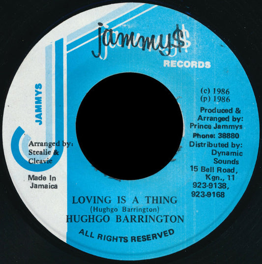 Hughgo Barrington* : Loving Is A Thing (7")