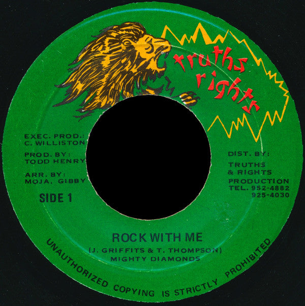 Mighty Diamonds* : Rock With Me (7")