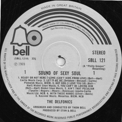 The Delfonics : Sound Of Sexy Soul (LP, Album)