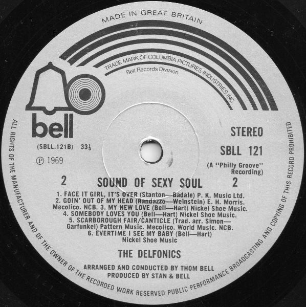 The Delfonics : Sound Of Sexy Soul (LP, Album)