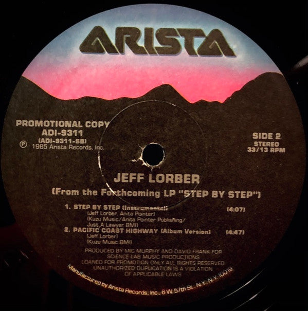 Jeff Lorber : Step By Step (12", Promo)