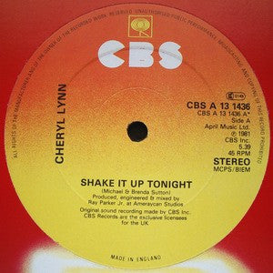 Cheryl Lynn : Shake It Up Tonight (12")