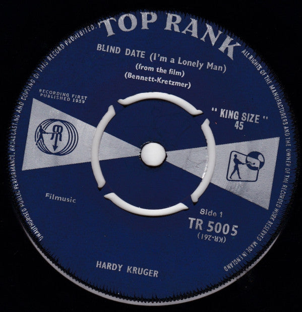 Hardy Krüger : Music From The Film Blind Date (7")