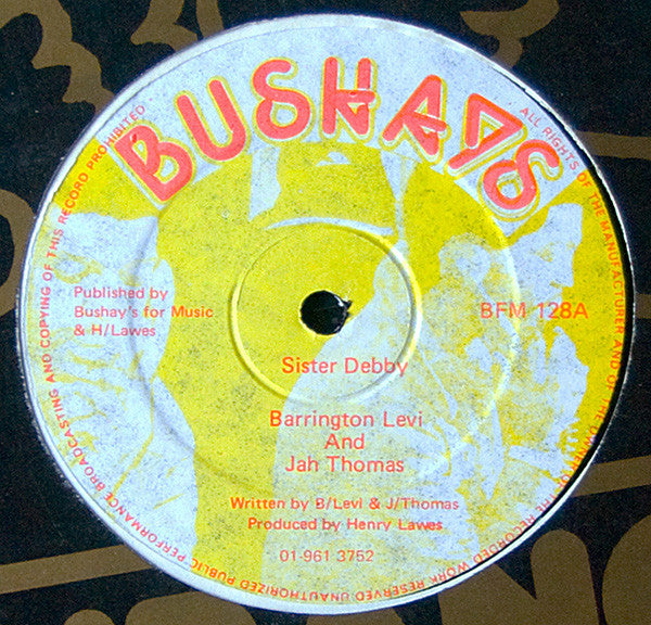 Barrington Levy & Jah Thomas : Sister Debby / Blackskin Dub (12")