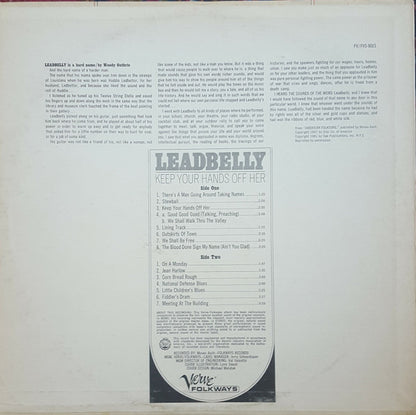 Leadbelly : Keep Your Hands Off Her (LP, Album)