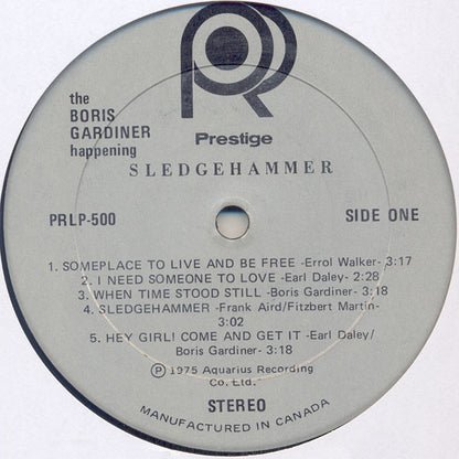 The Boris Gardiner Happening : Sledgehammer (LP, Album)