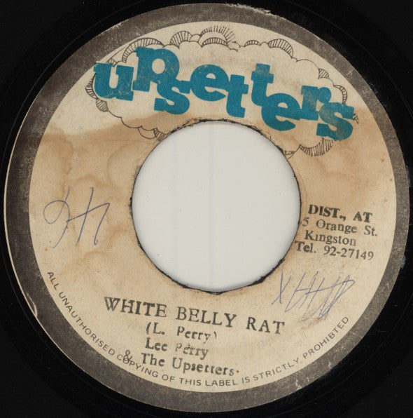 Lee Perry & The Upsetters : White Belly Rat (7", Single)