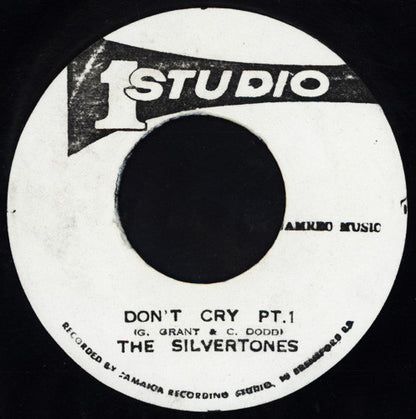 The Silvertones : Don't Cry (7")