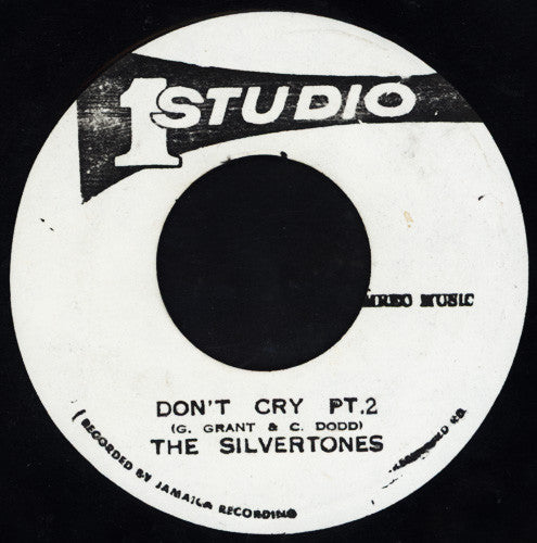 The Silvertones : Don't Cry (7")