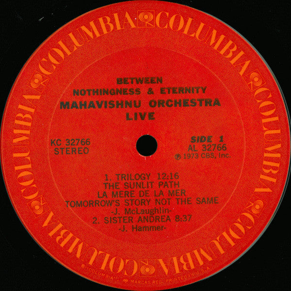 Mahavishnu Orchestra : Between Nothingness & Eternity (LP, Album, Pit)