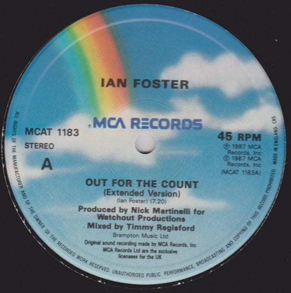 Ian Foster : Out For The Count (12", Single)