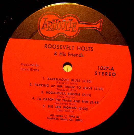 Various : Roosevelt Holts And His Friends (LP, Album)