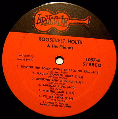 Various : Roosevelt Holts And His Friends (LP, Album)