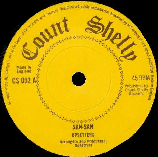 The Boris Gardiner Happening / Osbourne Graham : San-San / Baby Don't Go (7", Single, Sol)