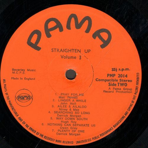 Various : Straighten Up Vol. 3 (LP, Comp)