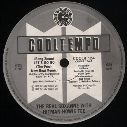 The Real Roxanne with Howie Tee : (Bang Zoom)! Let's Go Go! (Remix) (12")