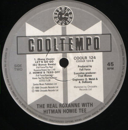 The Real Roxanne with Howie Tee : (Bang Zoom)! Let's Go Go! (Remix) (12")