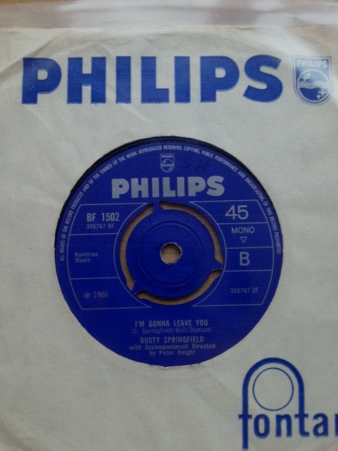 Dusty Springfield : Goin' Back (7", Single, Mono, 3-p)