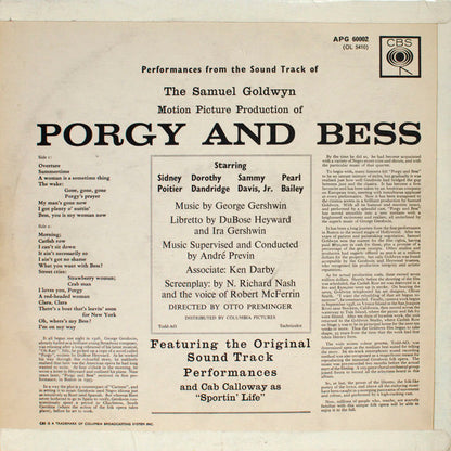 André Previn : Porgy And Bess (LP, Album)