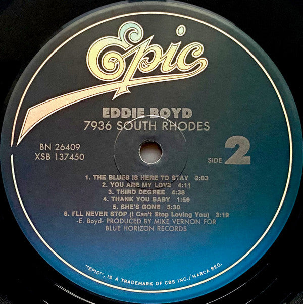 Eddie Boyd With Fleetwood Mac : 7936 South Rhodes (LP, Album, RE)