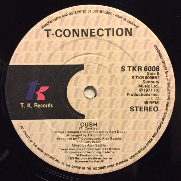 T-Connection : On Fire (12", Single, Ltd)