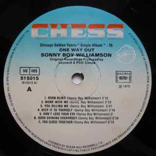 Sonny Boy Williamson (2) : One Way Out (LP, Comp, RE)