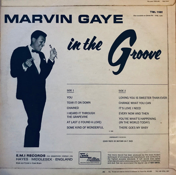 Marvin Gaye : In The Groove (LP, Album, Mono)