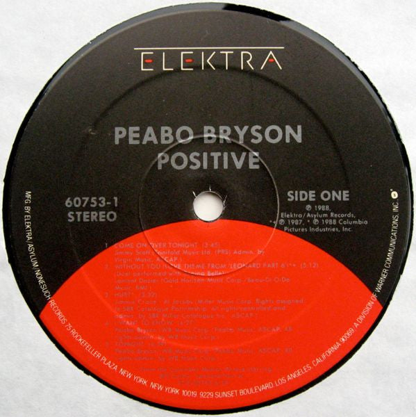 Peabo Bryson : Positive (LP, Album)