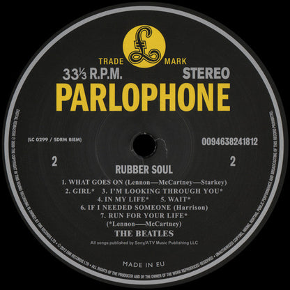 The Beatles : Rubber Soul (LP, Album, RE, RM, 180)