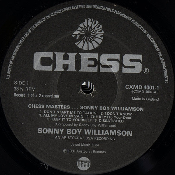 Sonny Boy Williamson (2) : Sonny Boy Williamson (2xLP, Album, Comp)