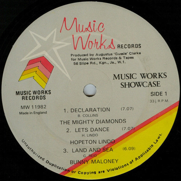 Various : Music Works Showcase (LP, Comp)