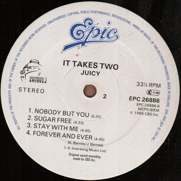 Juicy : It Takes Two (LP, Album)