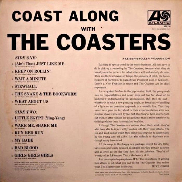 The Coasters : Coast Along (LP, Album, Comp, RE)