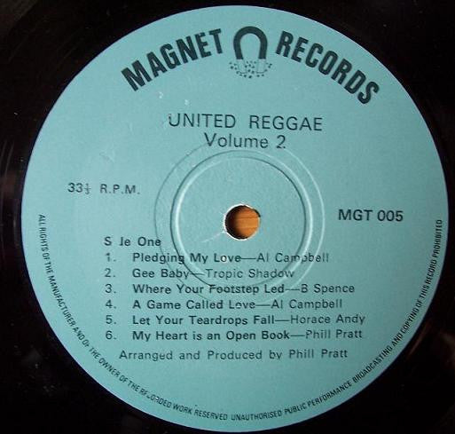 Various : United Reggae - Volume 2 (LP, Comp)