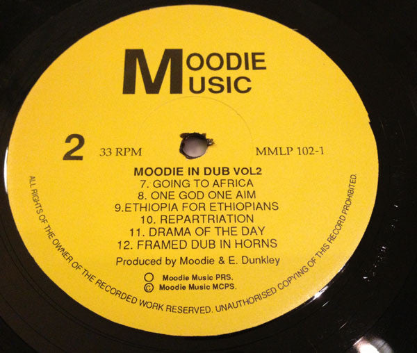 L. Moodie : Moodie In Dub Vol 2 - Featuring Roots Dub From 1974 (LP, Album)