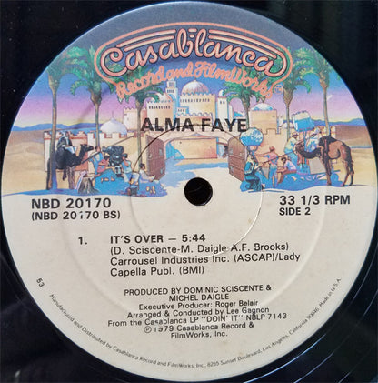 Alma Faye : Don't Fall In Love (12")