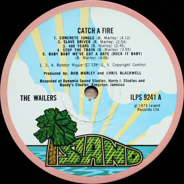 The Wailers : Catch A Fire (LP, Album)