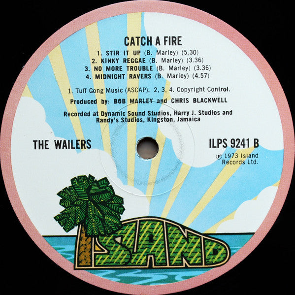 The Wailers : Catch A Fire (LP, Album)