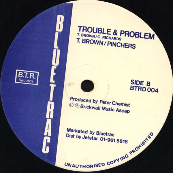 Pinchers // Teddy Brown / Pinchers : Abrakadakra // Trouble & Problem (12")