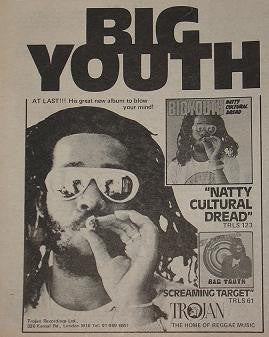 Big Youth : Natty Cultural Dread (LP, Album)