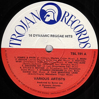 Various : 16 Dynamic Reggae Hits (LP, Comp)