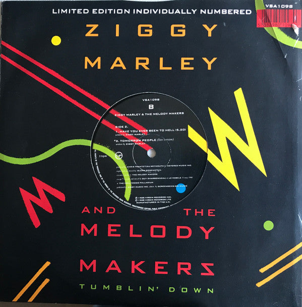 Ziggy Marley And The Melody Makers : Tumblin' Down (10", Ltd, Num)