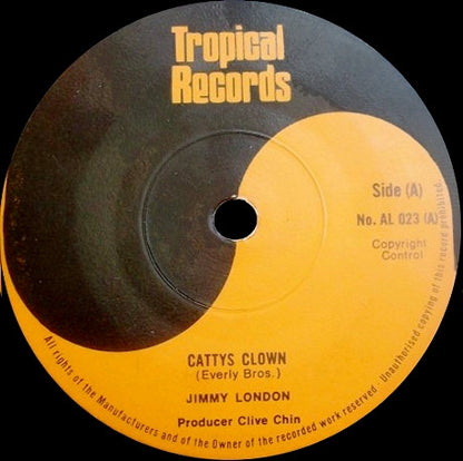 Jimmy London, Chin All Stars : Cattys Clown  (7")